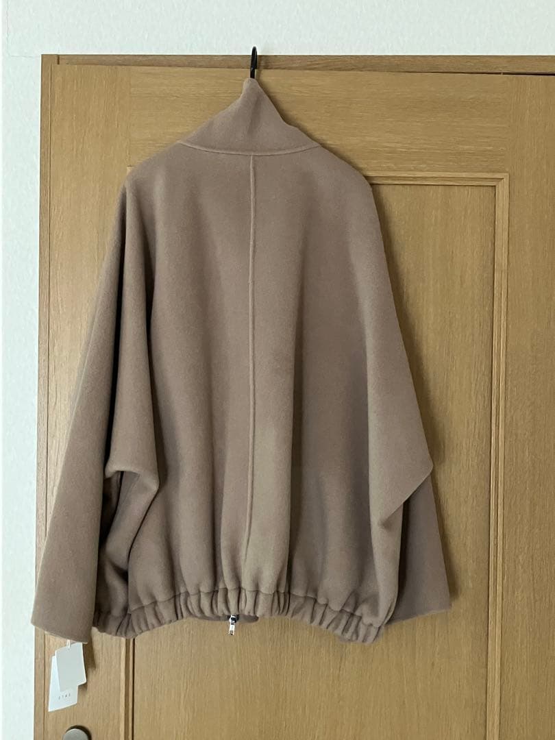 ETRE TOKYO メルトンスタンドネックリバーブルゾン S size