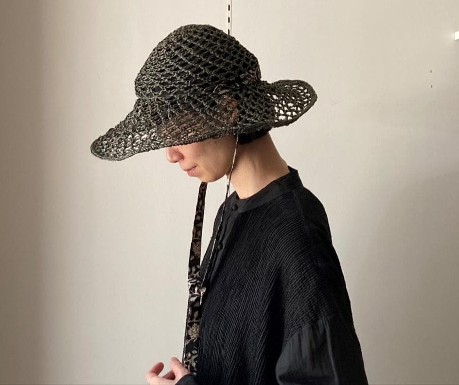 定価2.5万 新品 chisaki KAJU アバカ チサキ カジュ ハット