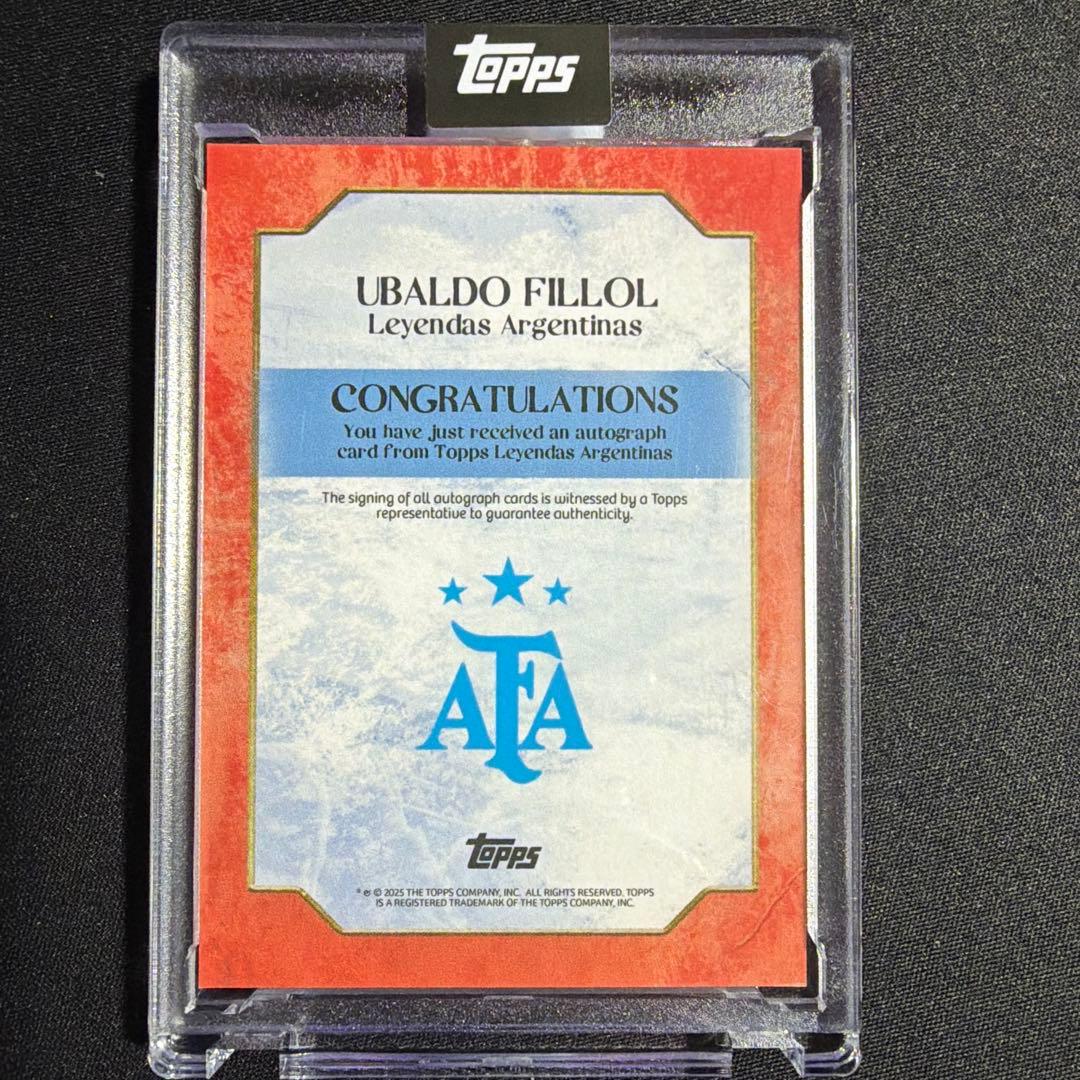 海外サッカーカード　アルゼンチン　ウバルド　フィジョール