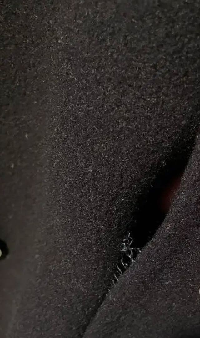 ウールリッチ　チェスターロングコート　ネイビー