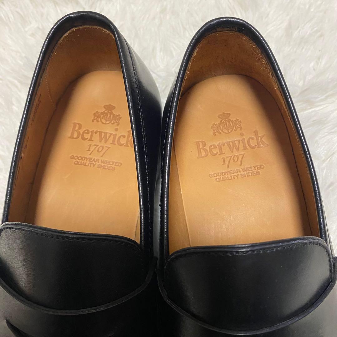 ✨定価約4万✨Berwick ローファー 5120 ブラック牛革本革黒