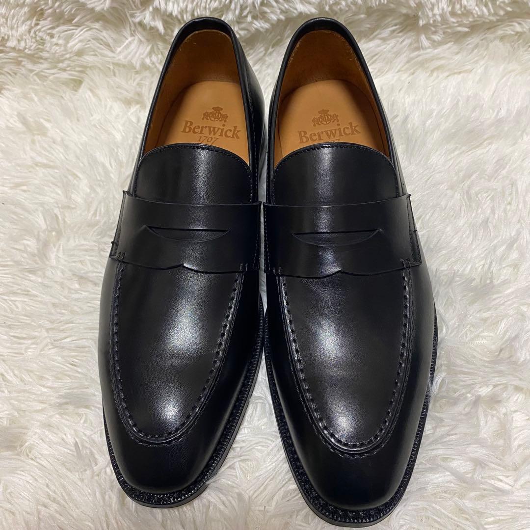 ✨定価約4万✨Berwick ローファー 5120 ブラック牛革本革黒