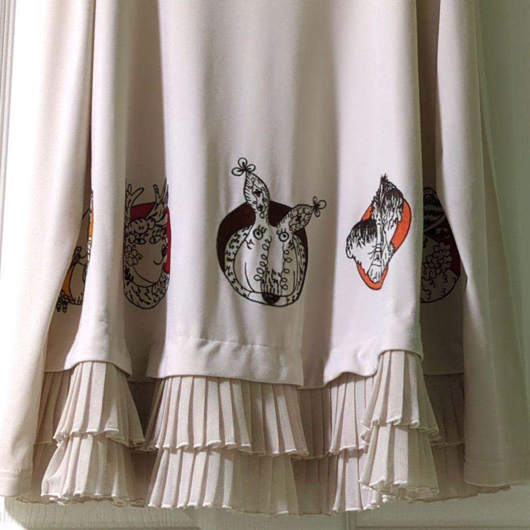 【専用】TOKUKO 1er VOL　前開き チュニック　羽織物　動物　刺繍