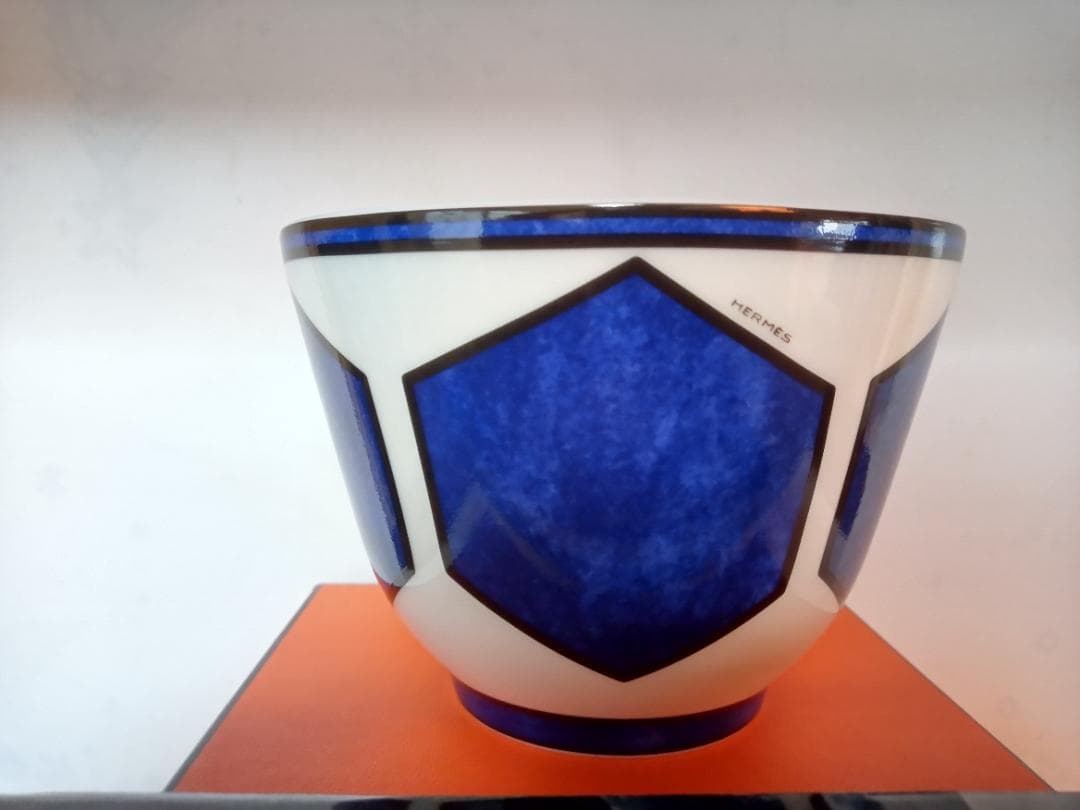 【廃版　新品】エルメス　ブルーダイユール　ボウルNo.1
