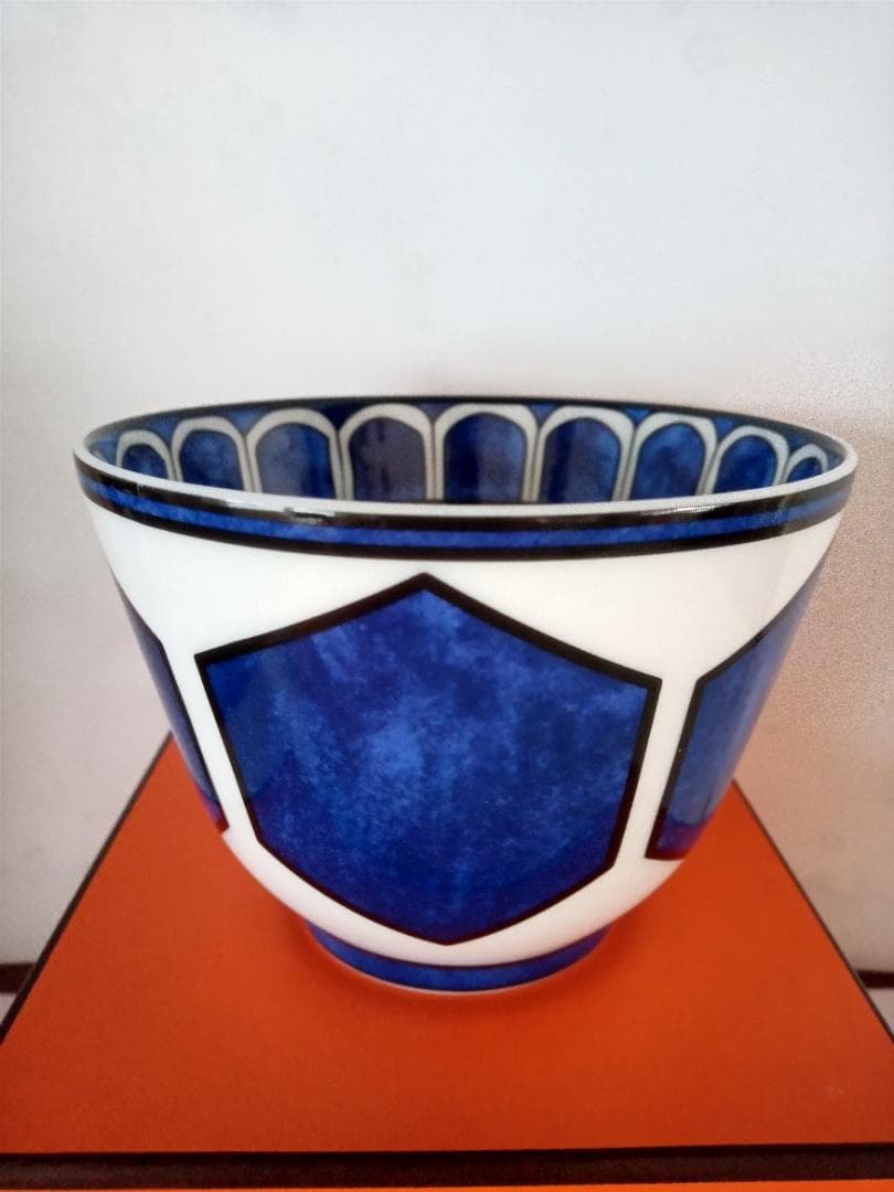 【廃版　新品】エルメス　ブルーダイユール　ボウルNo.1