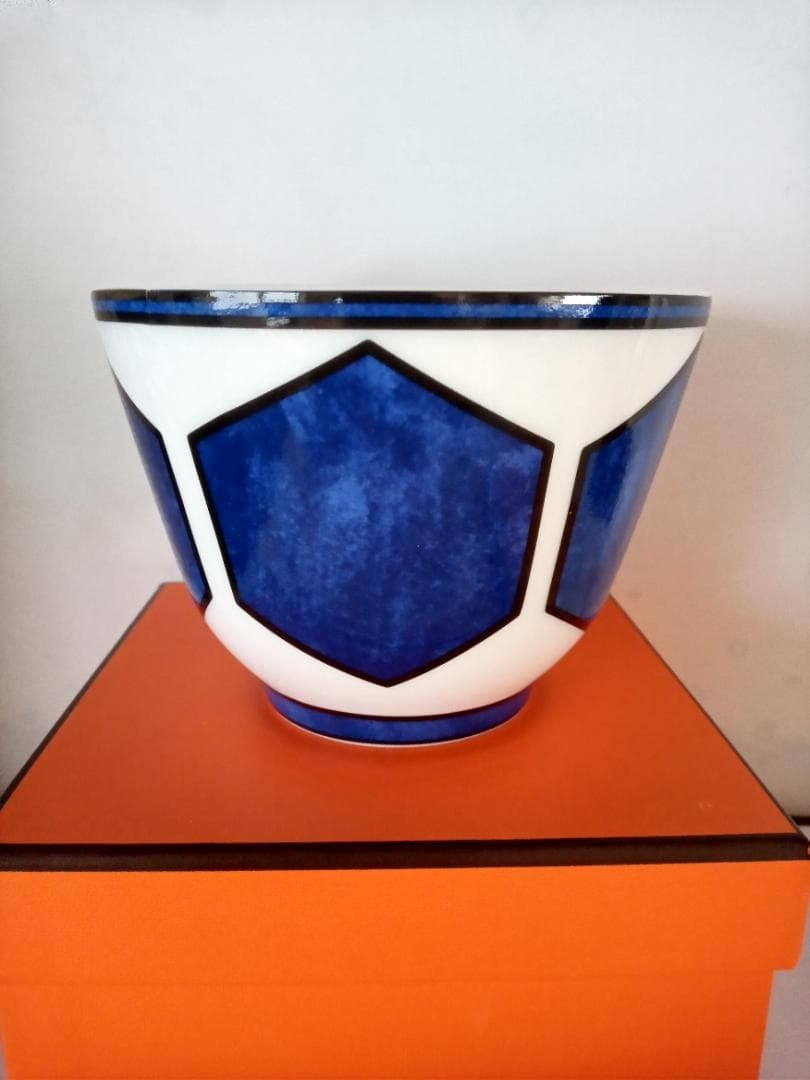 【廃版　新品】エルメス　ブルーダイユール　ボウルNo.1