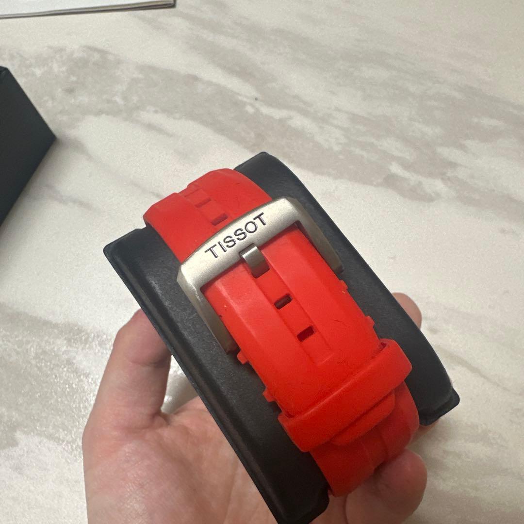 TISSOT T-Touch Connect Solar レッドラバーベルト