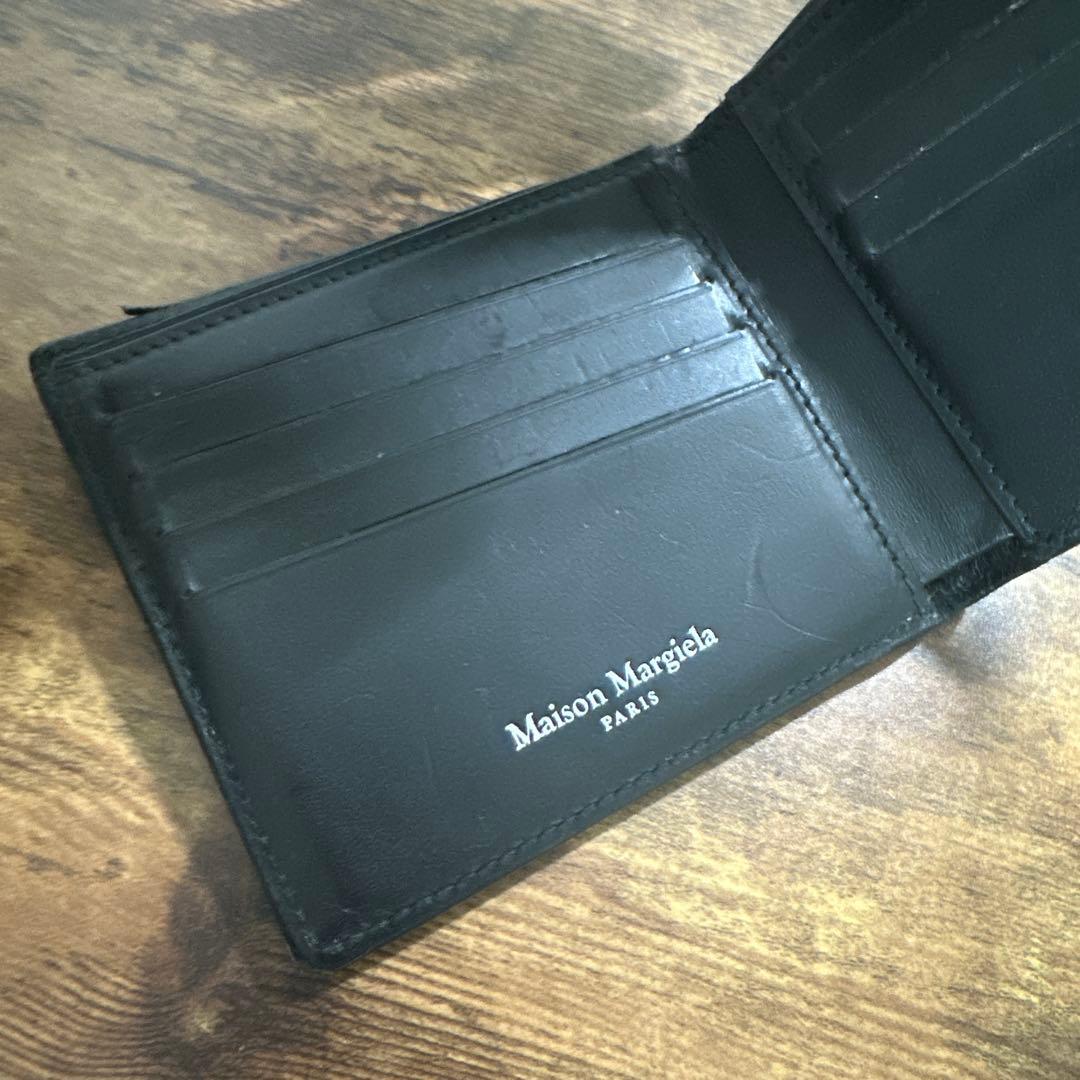 マルジェラ　Maison Margiela ブラック 二つ折り財布