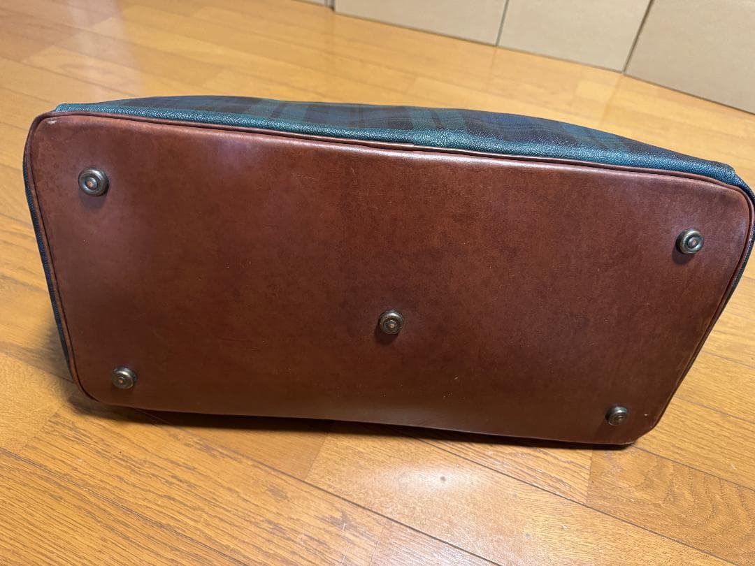 【美品 ラルフローレン ブラックウォッチ ボストンバック】