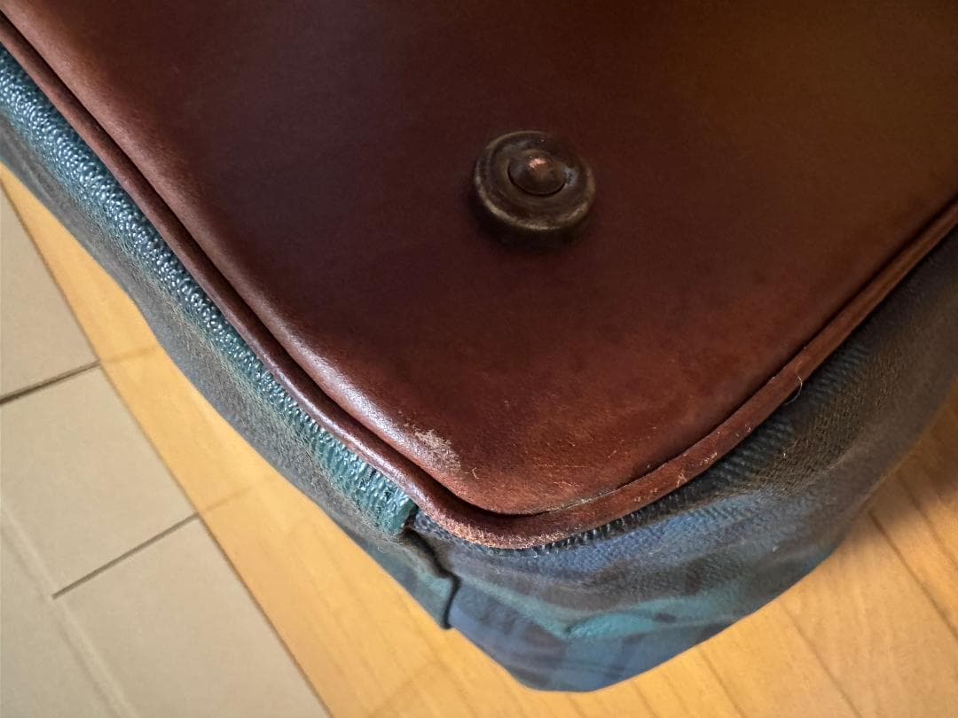 【美品 ラルフローレン ブラックウォッチ ボストンバック】