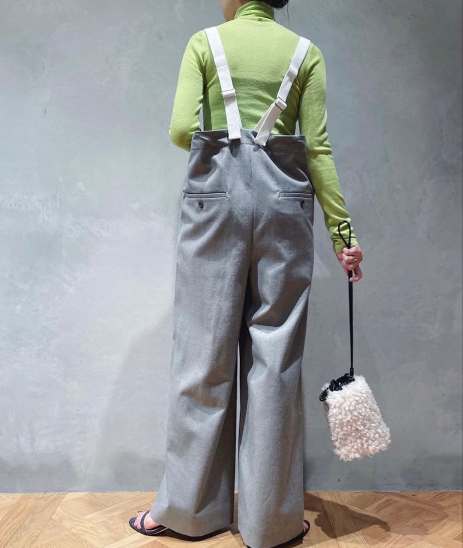 IENA LA BOUCLE ウールサージオーバーパンツ