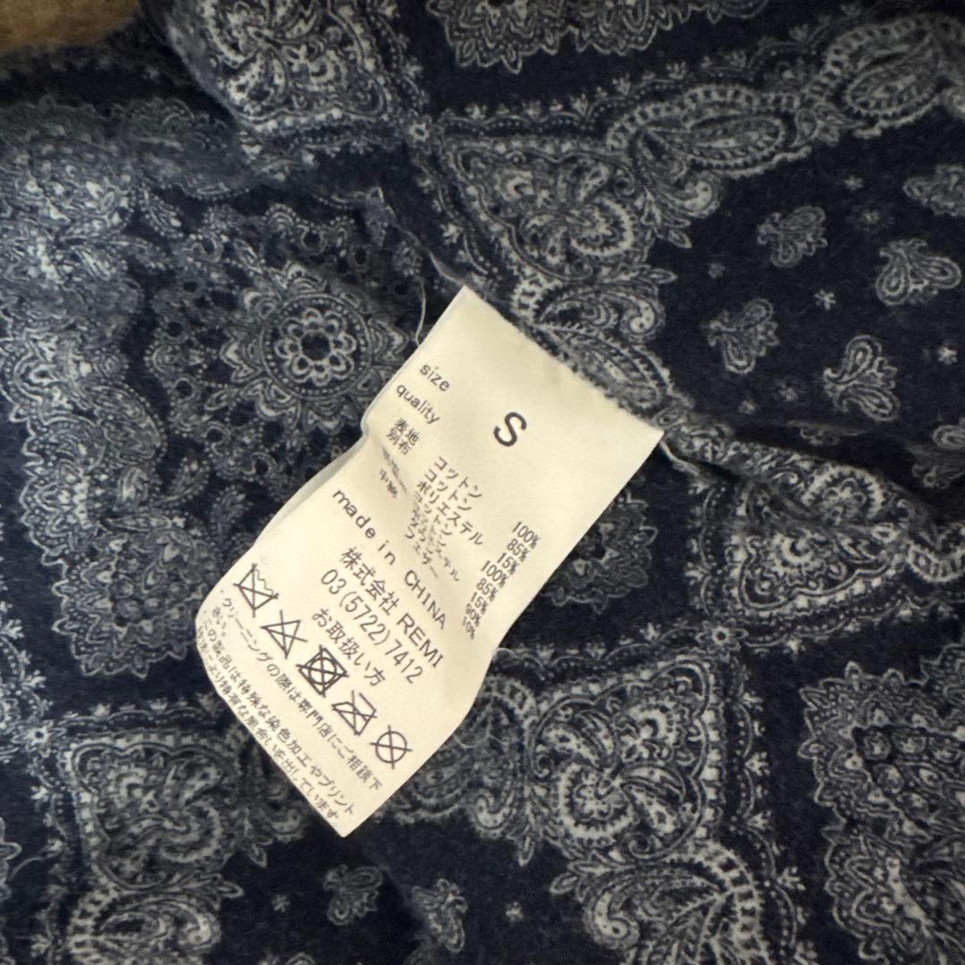 REMI RELIEF ダウンベスト　デニム　美品