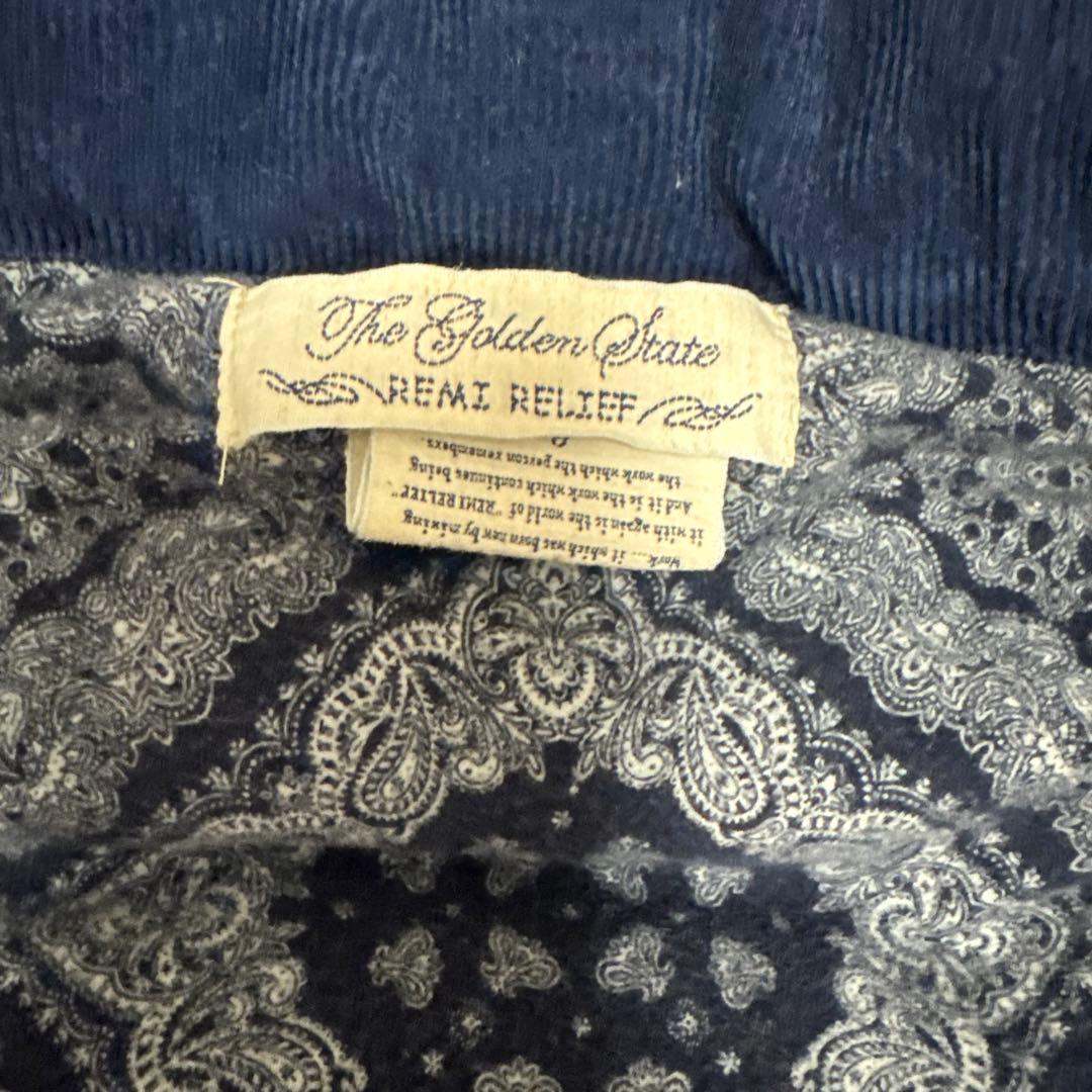 REMI RELIEF ダウンベスト　デニム　美品