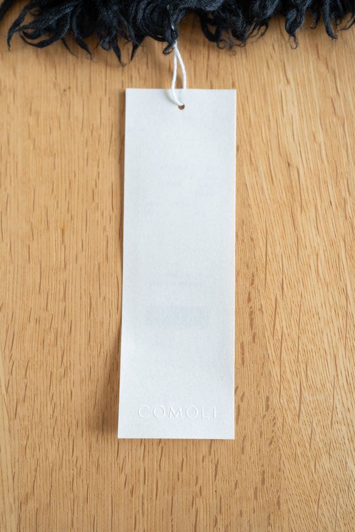 新品未使用　24aw COMOLI カシミヤシルク 製品染ストール