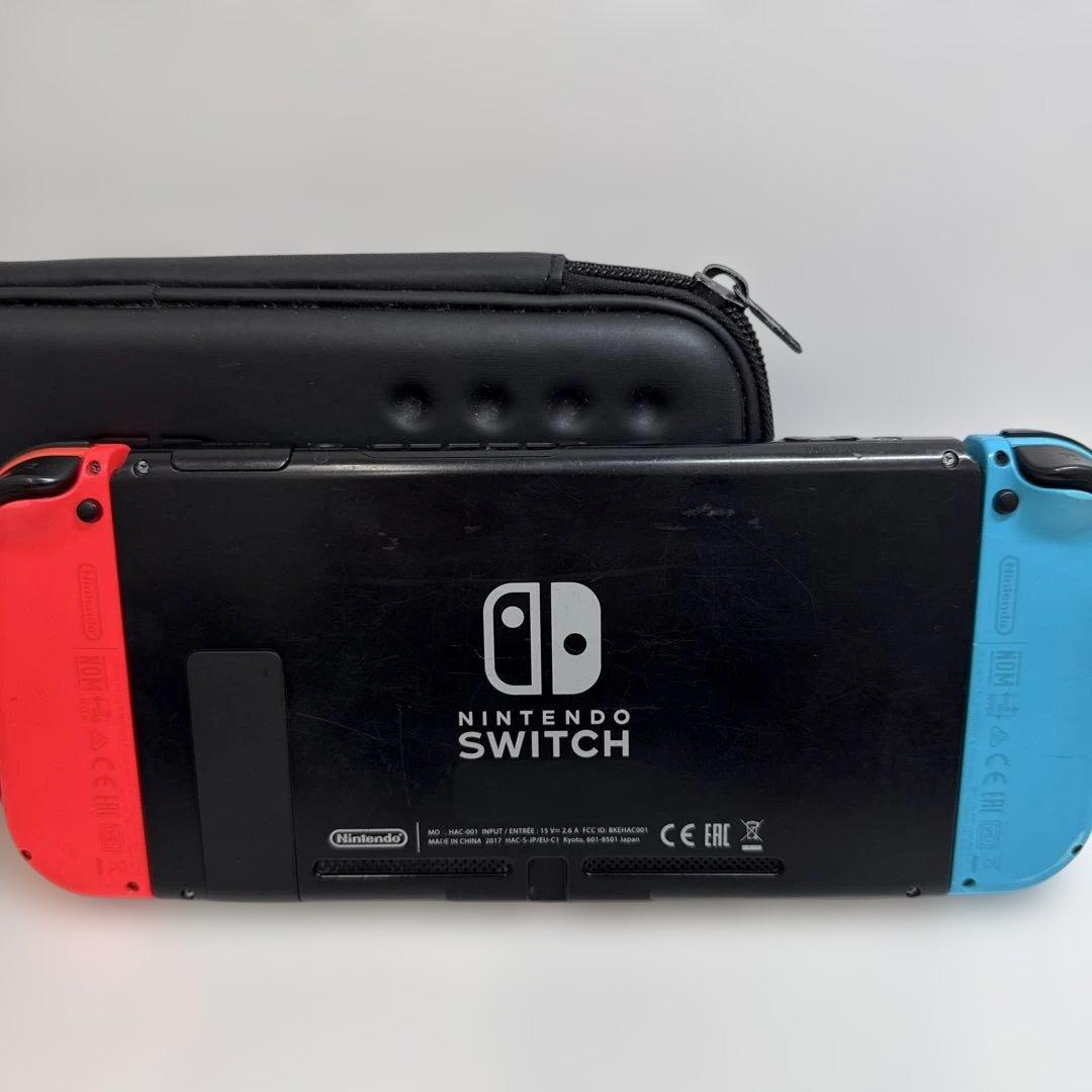 Nintendo Switch 本体 赤/青 Joy-Con 付属品付き　☺︎
