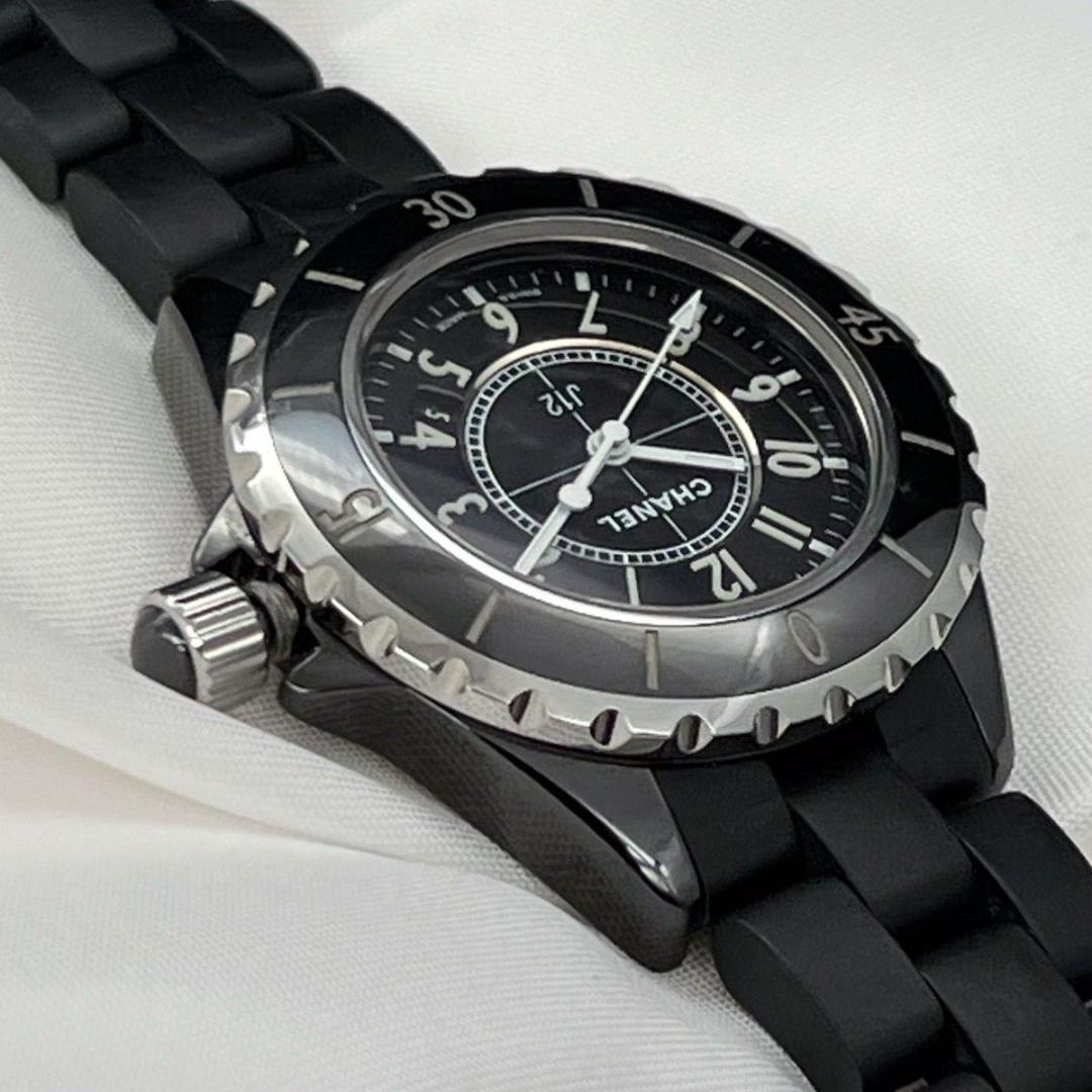 【新品電池交換】 シャネル J12 ブラック セラミック ブラック ボーイズ