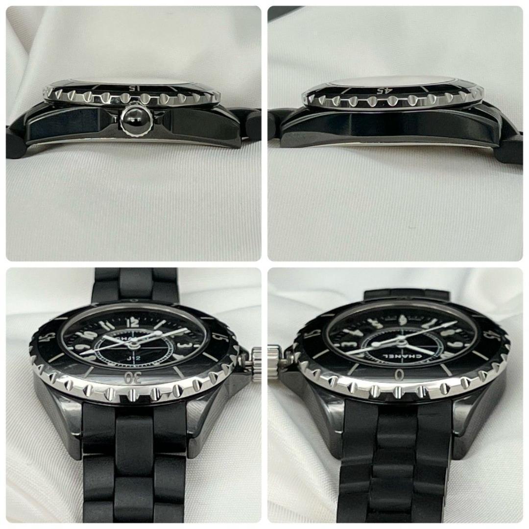 【新品電池交換】 シャネル J12 ブラック セラミック ブラック ボーイズ