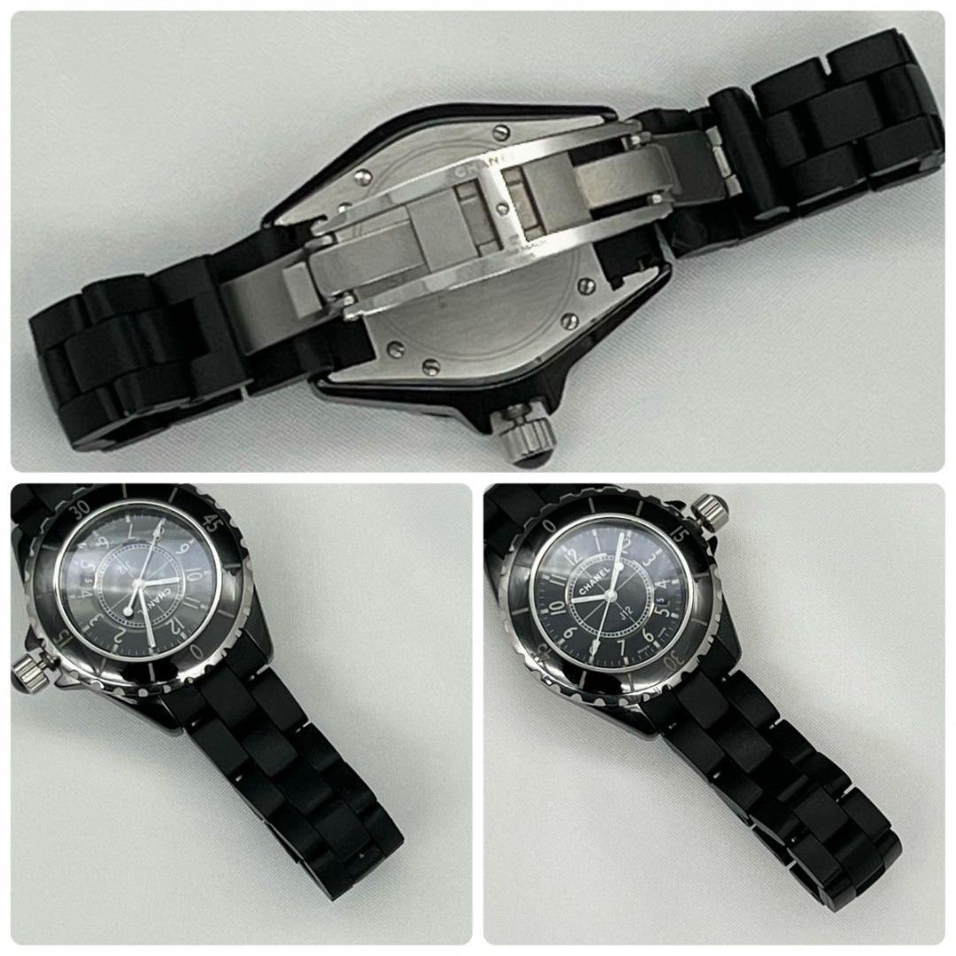 【新品電池交換】 シャネル J12 ブラック セラミック ブラック ボーイズ