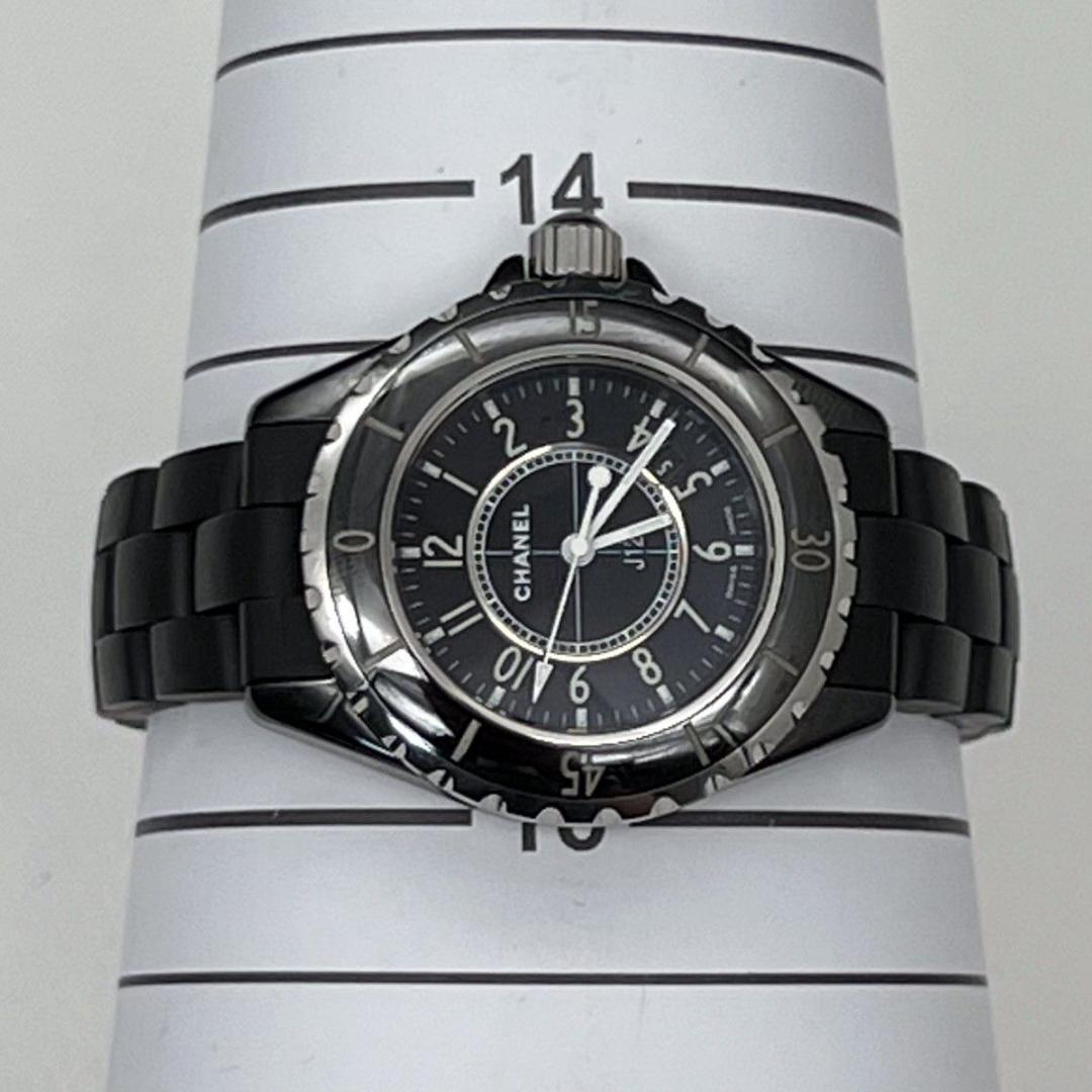 【新品電池交換】 シャネル J12 ブラック セラミック ブラック ボーイズ
