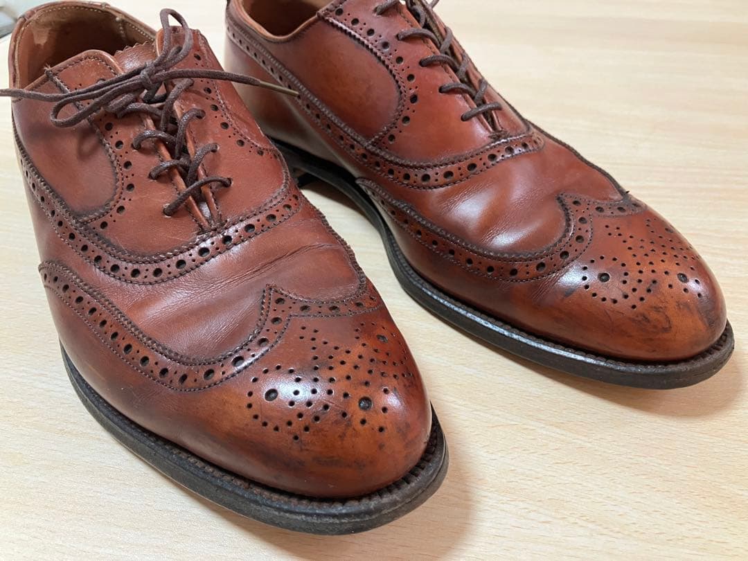 オールデン　Alden ウイングチップ8 旧ロゴ