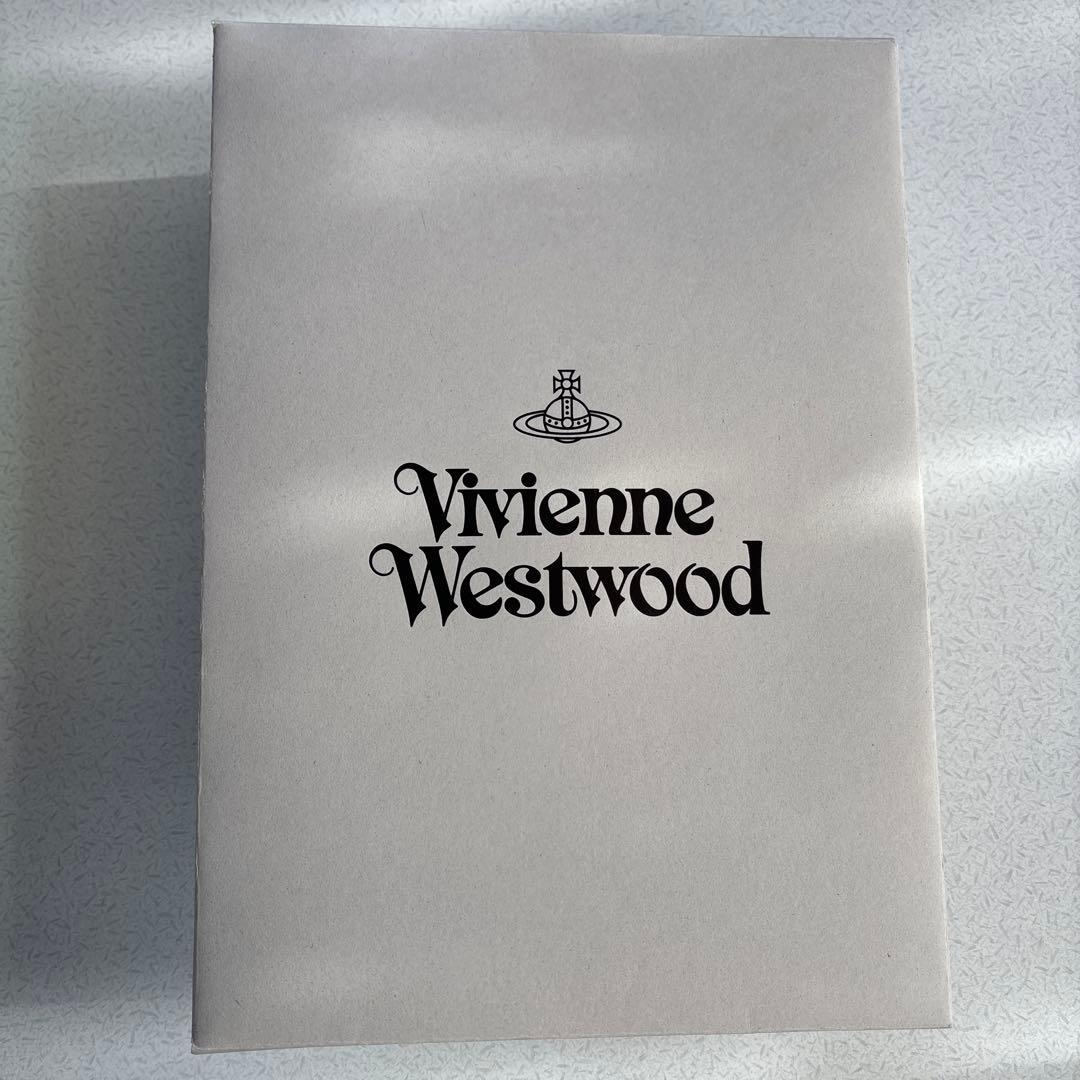 【新品未使用】ヴィヴィアンウエストウッド ウールマフラー ロゴ刺繍 フリンジ 白