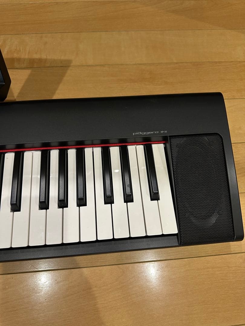 ヤマハ 電子キーボード piaggero NP-32B 76鍵　ペダル　ケース