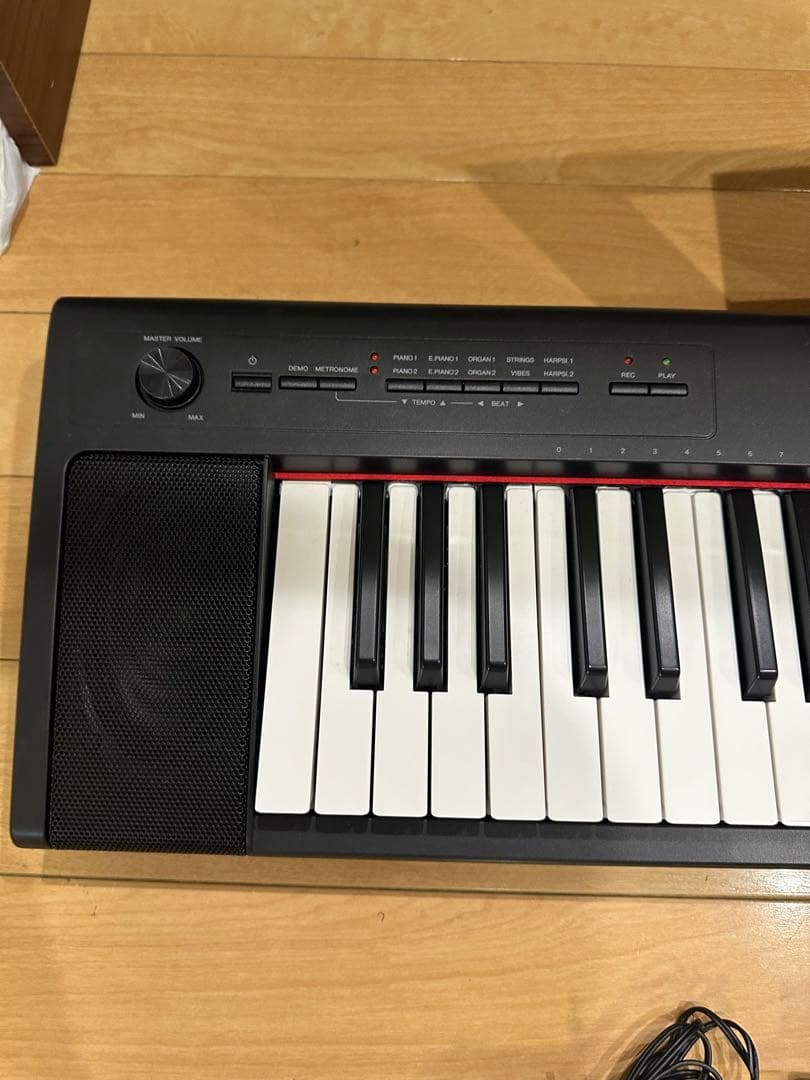 ヤマハ 電子キーボード piaggero NP-32B 76鍵　ペダル　ケース