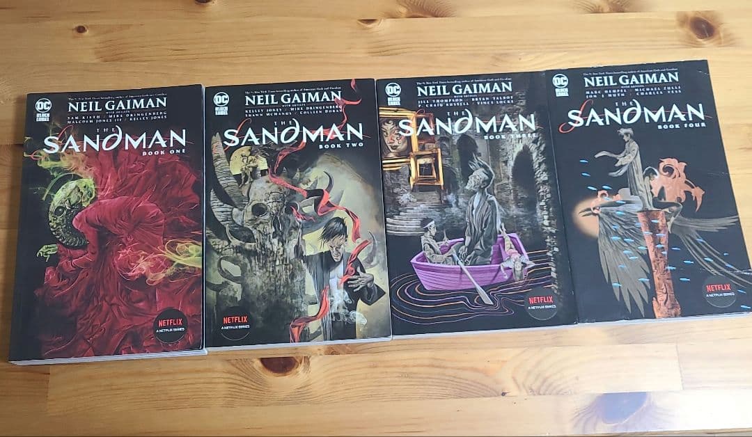 洋書 THE SANDMAN Books 1-4 NEIL GAIMAN