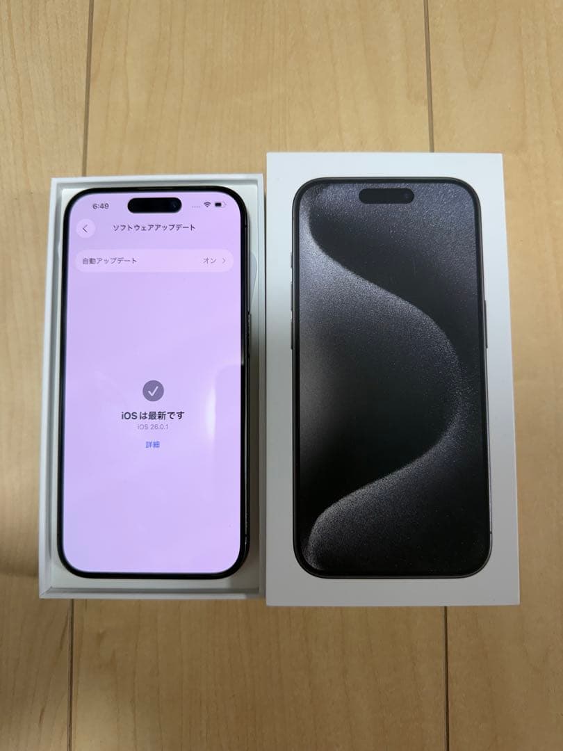 iPhone 15 Pro 128GB SIMフリーApple バッテリー83%