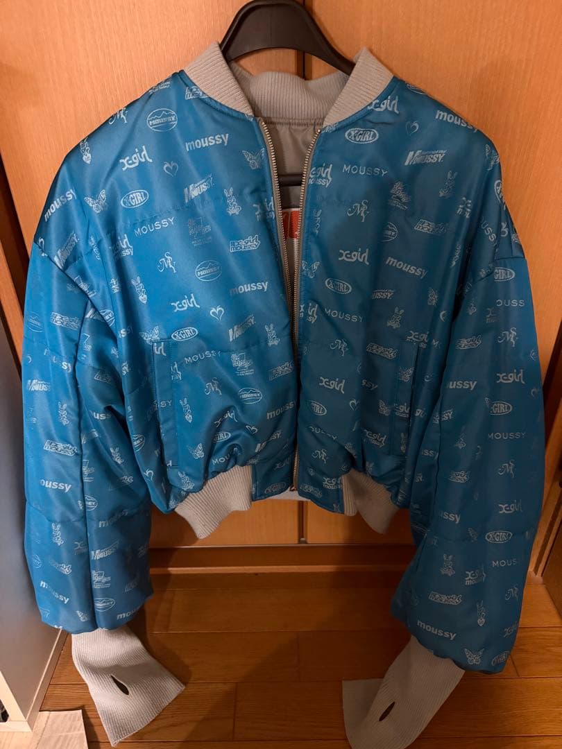 x-girl moussy リバーシブルジャンパー