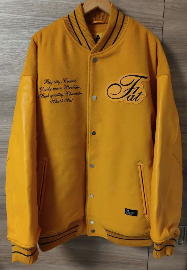 未使用に近い極美品FAT2024AWスタジャンJUMBO(XXL)定価6.6万円