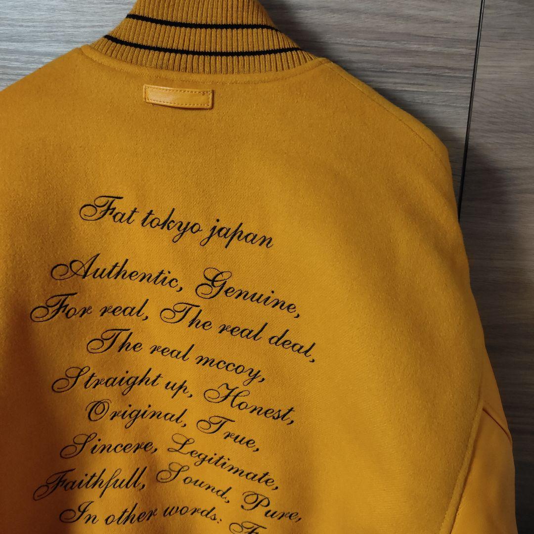 未使用に近い極美品FAT2024AWスタジャンJUMBO(XXL)定価6.6万円