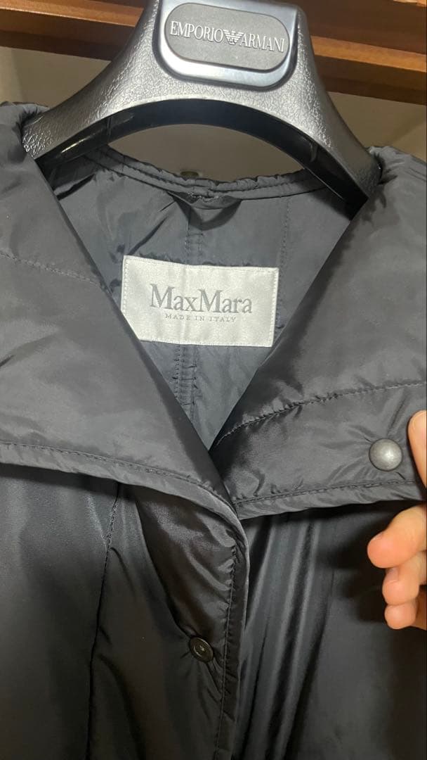 Max Mara ブラック ロングコートセット