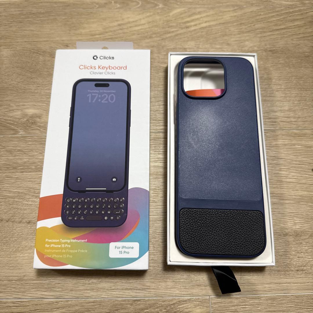 Clicks Keyboard iPhone 15 Pro キーボード付きケース