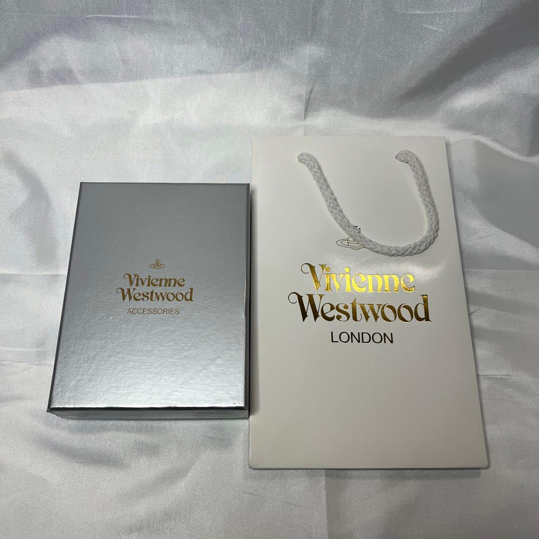 新品 Vivienne Westwood ブラック クロコダイル柄 三つ折り財布