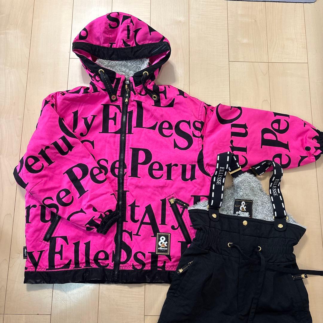 新品同様 ellesse エレッセ 上下セット JASPO（11-3／Lサイズ）