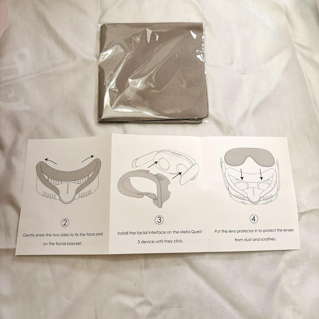 フェイスパッド Quest 3用 フェイシャルインターフェイス