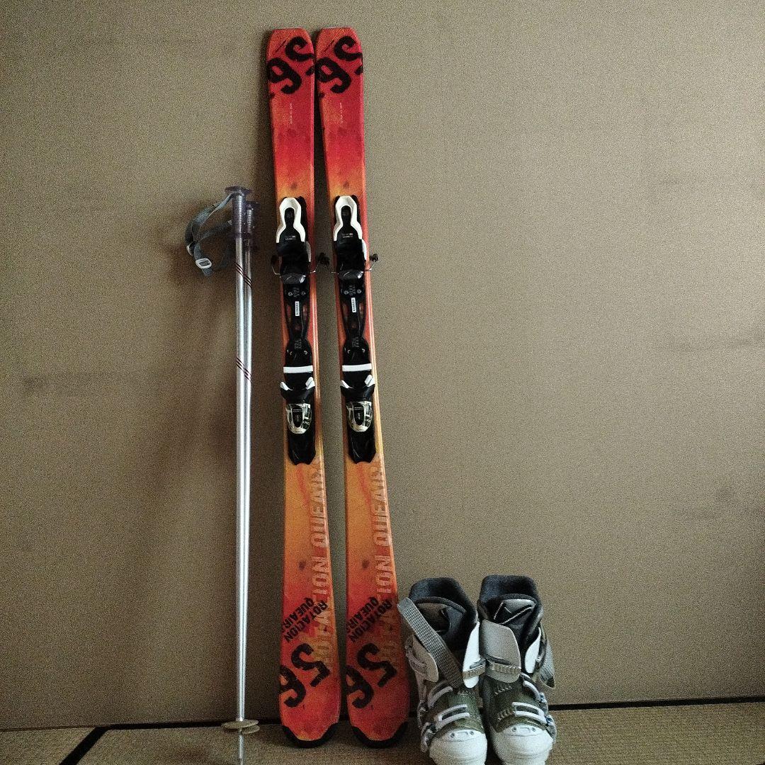 スキー板セット（板、ストック、ブーツ）