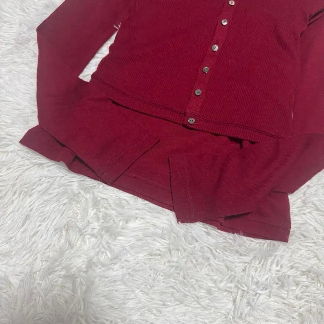 完売品 25年 新品 anuans シアーウールレイヤリングトップス