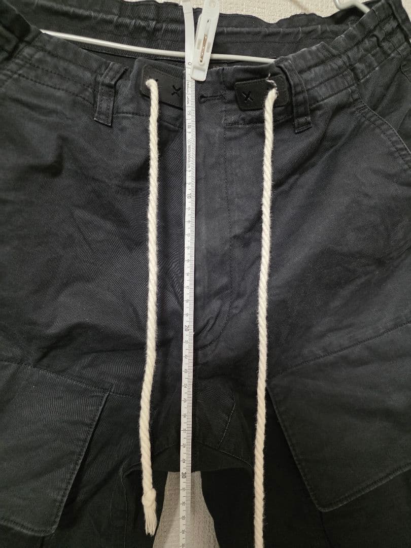 Y-3 ブラック カーゴパンツ
