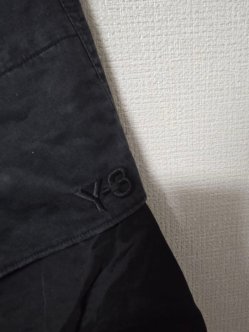 Y-3 ブラック カーゴパンツ