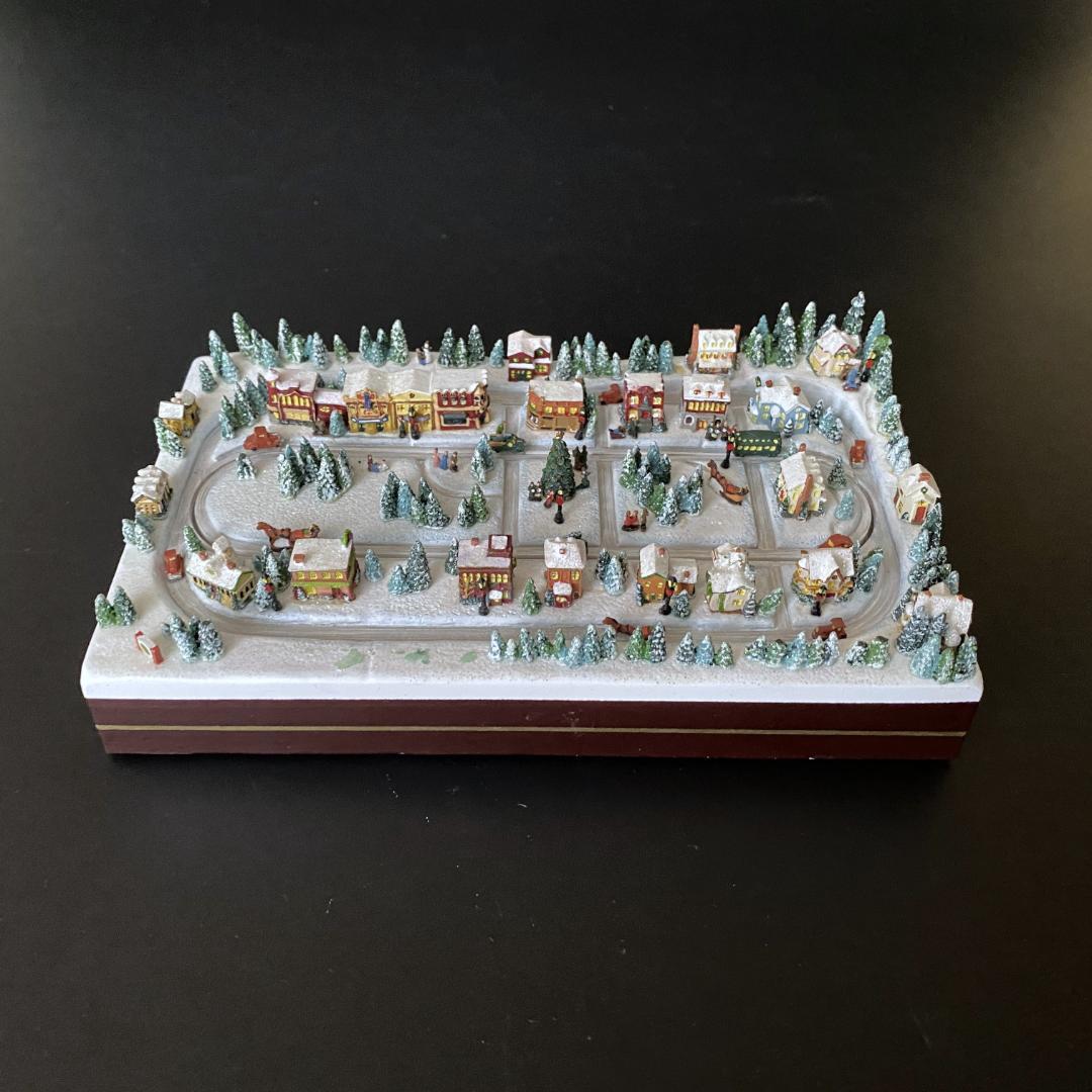 【美品】トーマスキンケード☆ホーソンビレッジ☆クリスマス　メイン　ストリート