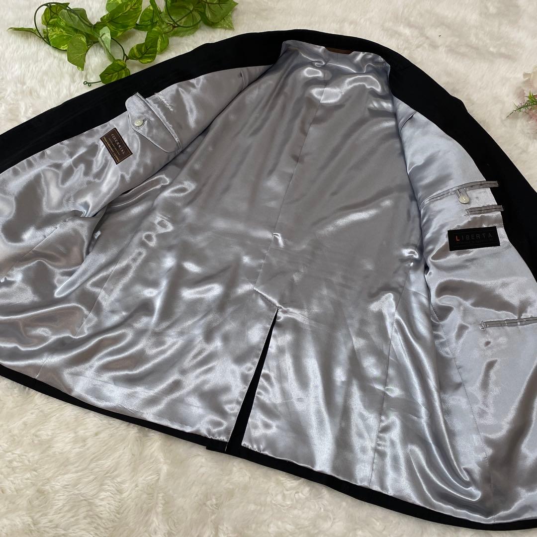 希少BB8✨リベルタ　カノニコ生地　Super110s　スーツ　セットアップ　黒