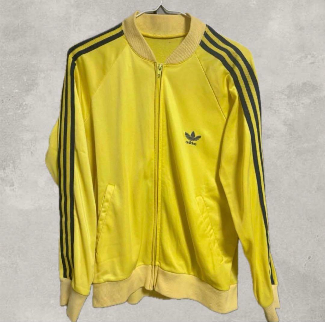 2*り様 USA製80sトラックジャケットoldadidasトレフォイルロゴar