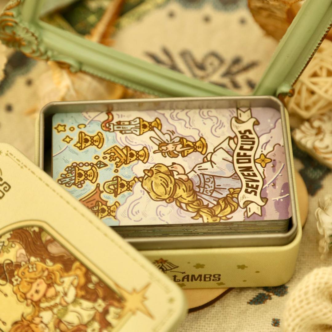 【正規品タロットカード】海外ハンドメイドデッキ✨可愛い羊の谷のカード ミニサイズ