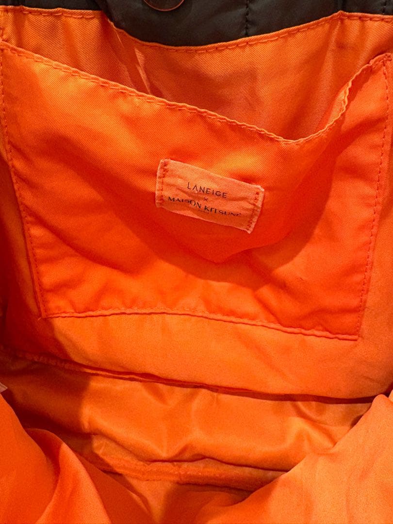 【Maison Kitsune x Laneige】パッド入りバッグ