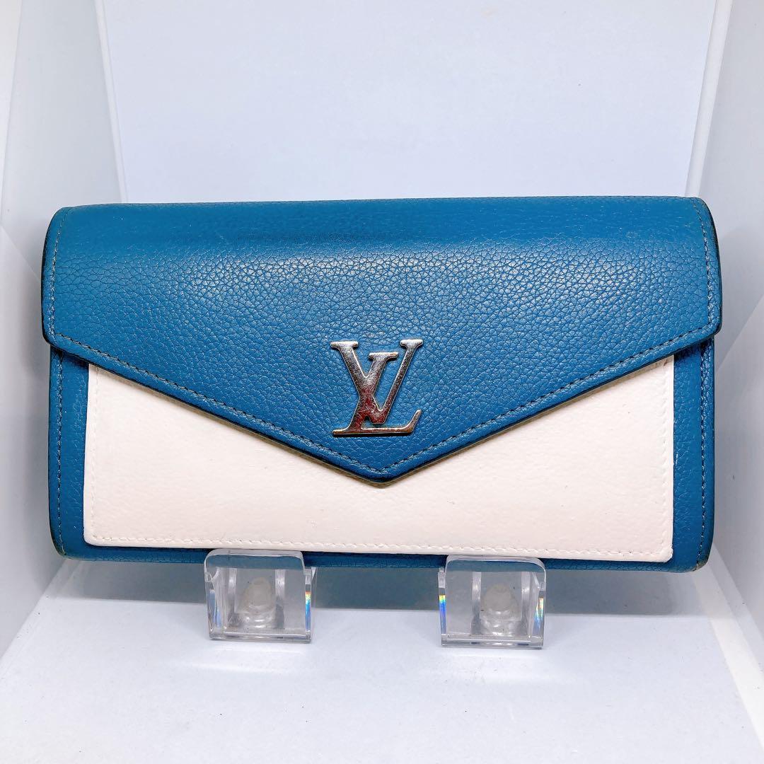 592 ルイヴィトン モノグラム　長財布　折り財布　ポルトフォイユマイクロミー