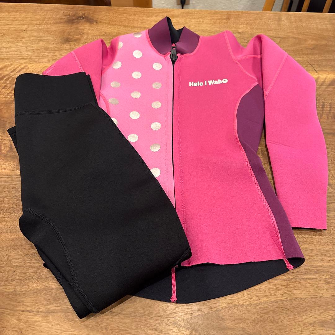 HeleiWaho ヘレイワホ 2㎜ タッパー ウェットスーツ S 上下セット