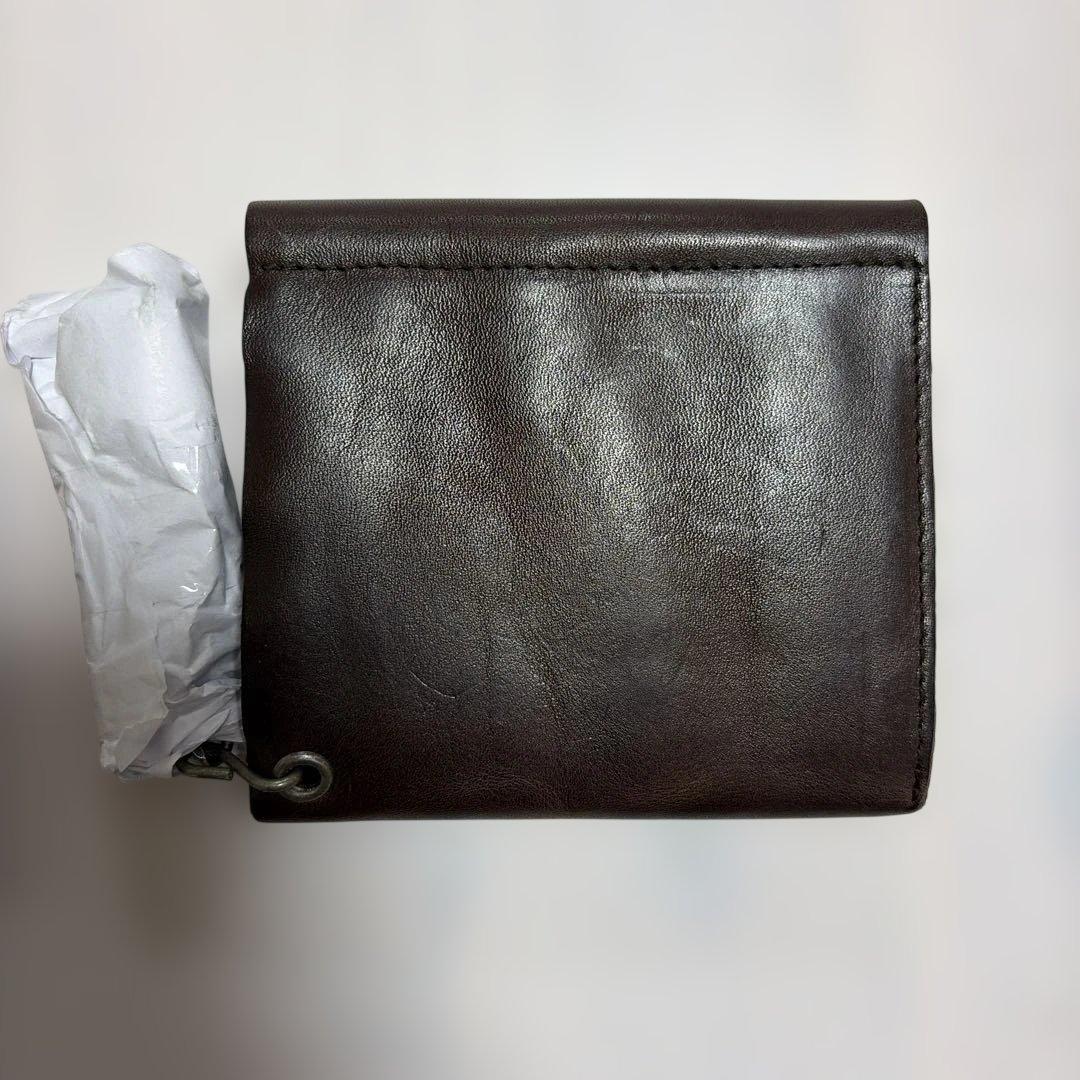 RRL ブラウン 二つ折り財布　コンチョ　ウォレット