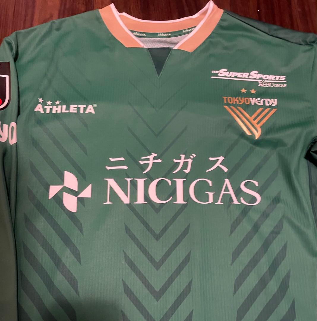 東京ヴェルディ　林尚輝選手実使用　長袖ユニフォームオーセンティックシャツアスレタ